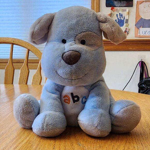 Carter's "Just One You" Blue ABC Puppy Stuffed Animal Toy - Picture 5 of 14